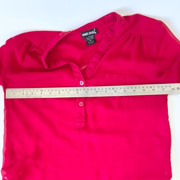 Wet Seal Sheer Blouse - Picture 5 of 6